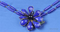 Glass and Enamel Choker, Jean Patou